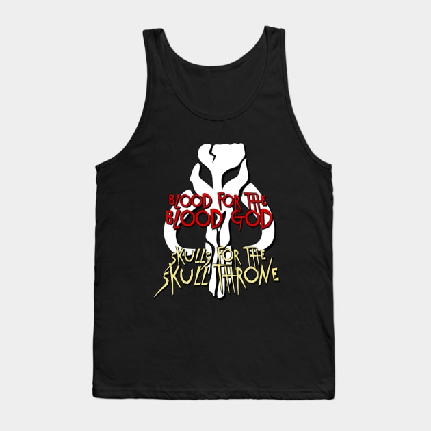 Blood and Skulls Tank Top by Iriad